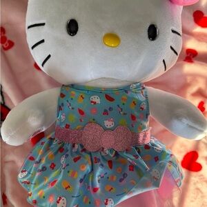 Build A Bear Summertime Hello Kitty With Tropical Dress Nwt